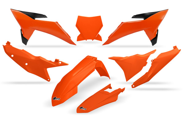 Plastic Kit OEM Color compatible Ktm SX 250 - SX 125 - SX 150 - SX-F 350 - SX-F 450 - SX 300 - SX-F 250 - XC 125 - XC-F 250 ...